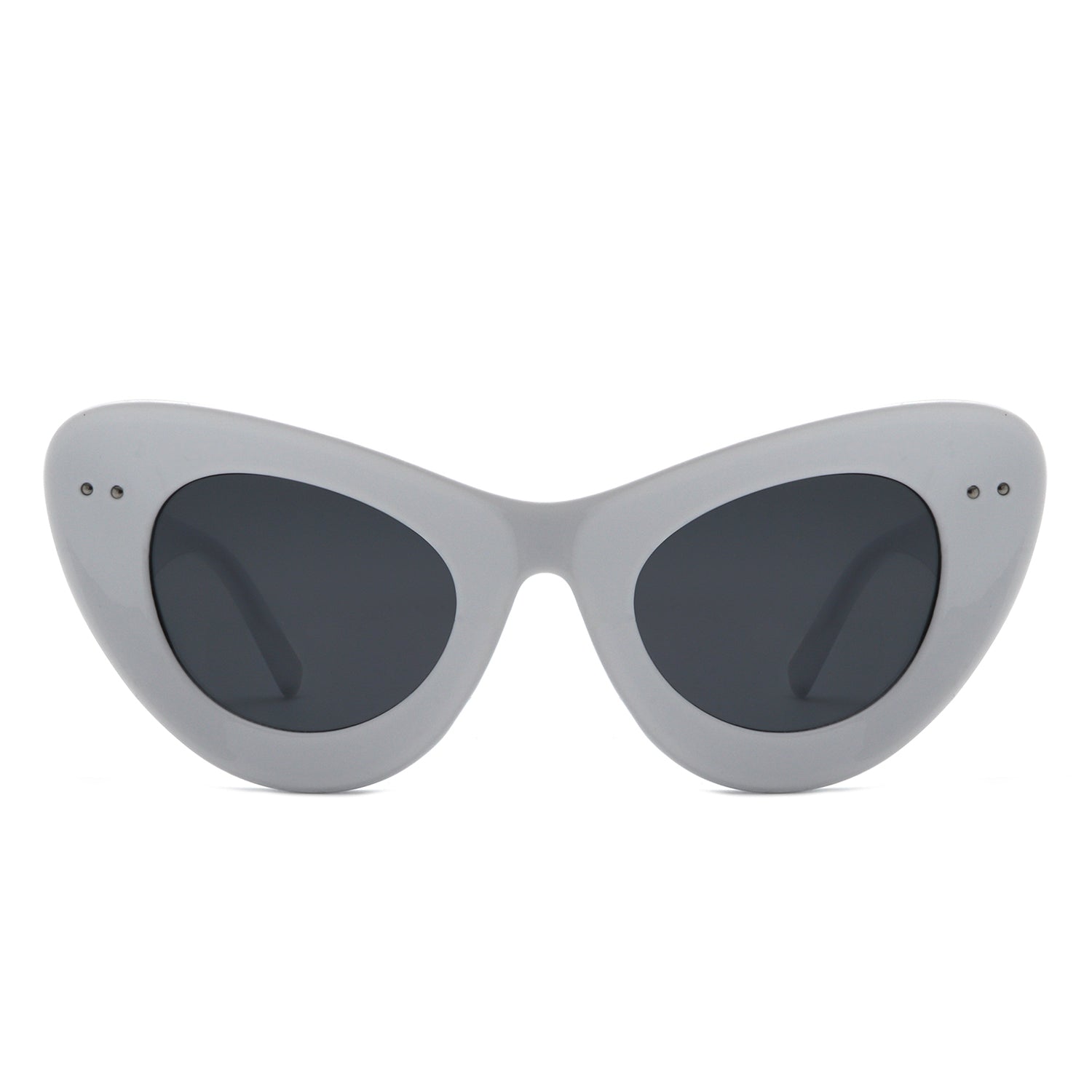 Luminara Retro Round Cat Eye Women Fashion Sunglasses