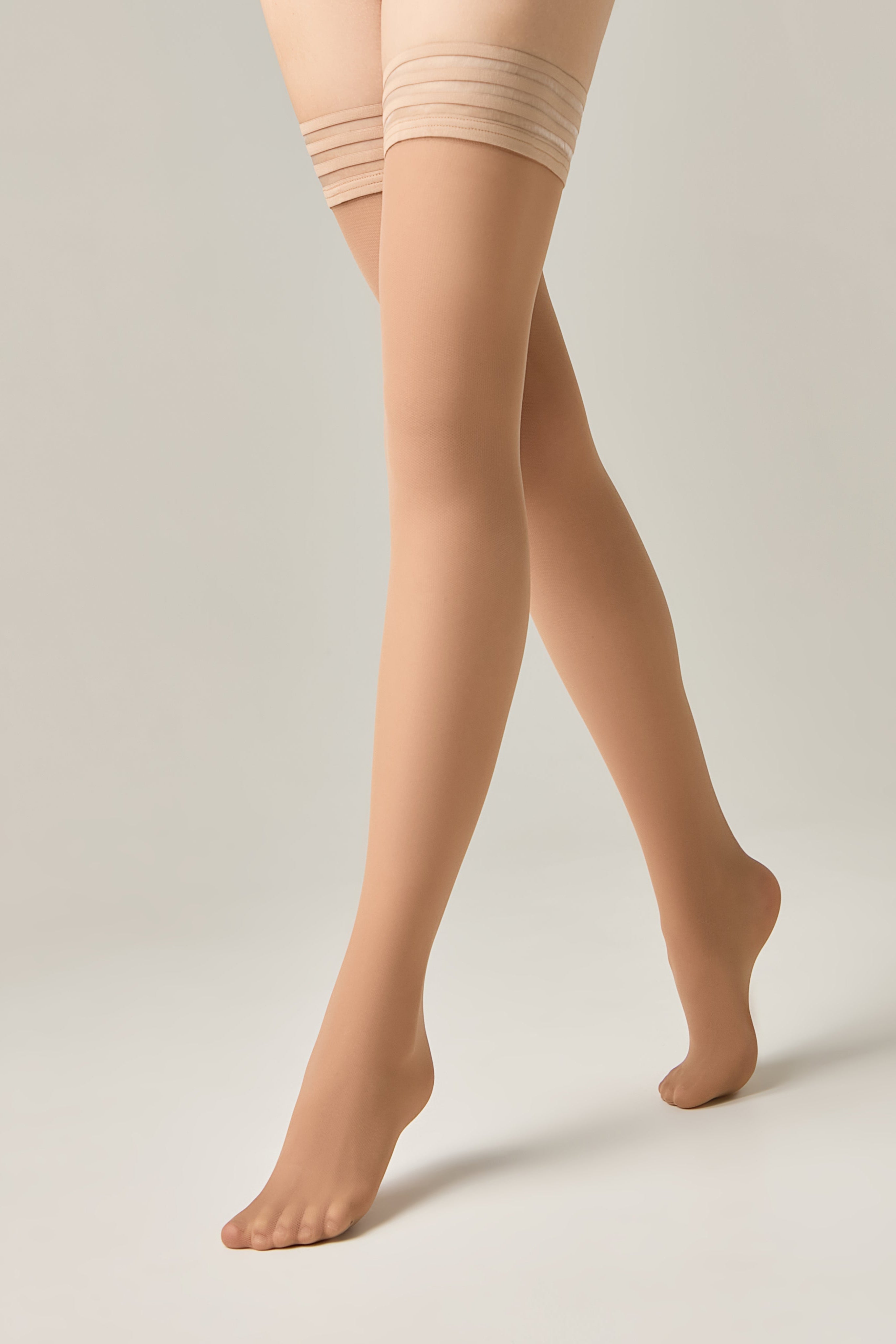 Fantasy Stockings Conte Cabaret Openwork Elastic Band and Tulle Effect