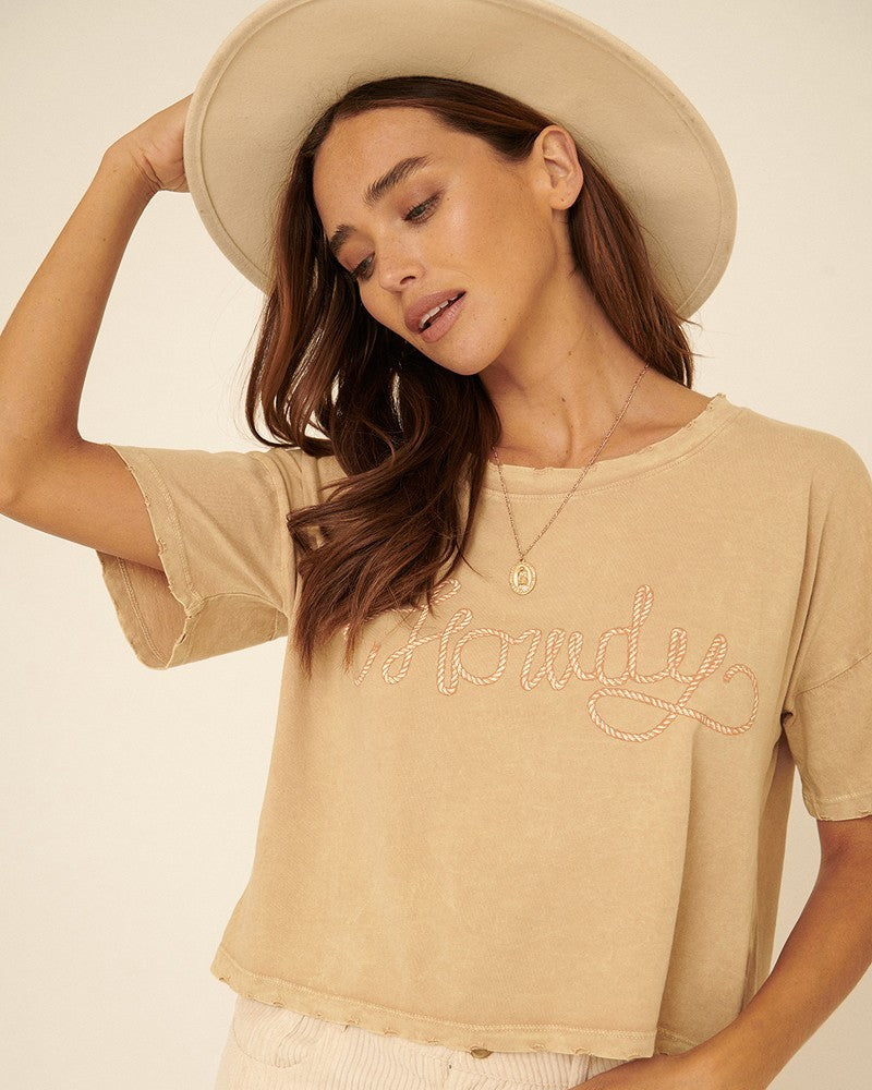 A Mineral-Washed Graphic Tee