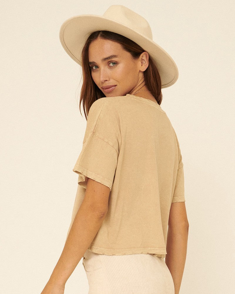 A Mineral-Washed Graphic Tee