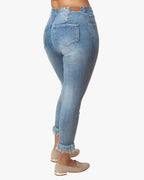 Fashion Style Fringed Leg Jeans