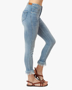 Fashion Style Fringed Leg Jeans