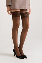 Conte Class Stockings 20 Den | Silicone Lace Top
