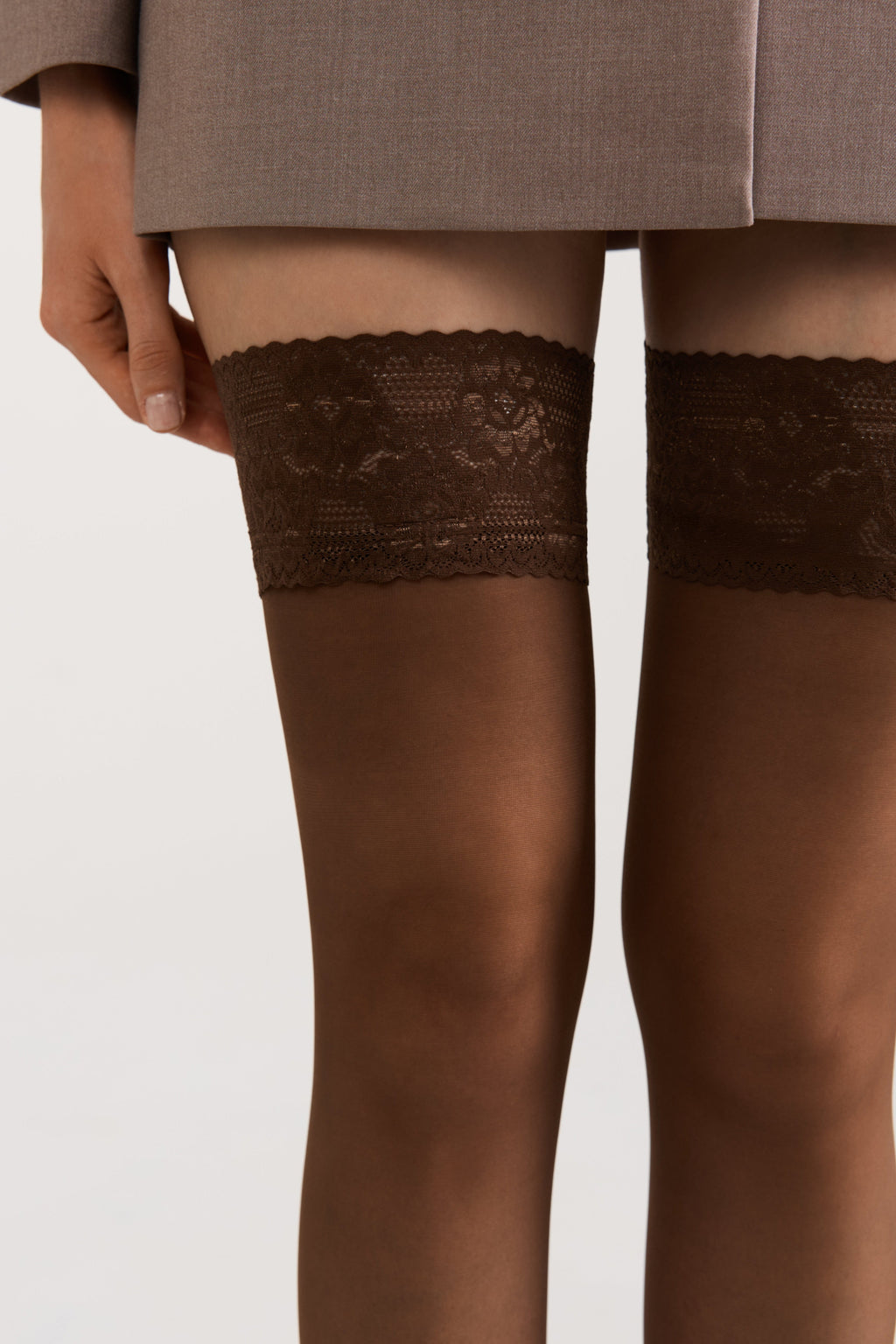Conte Class Stockings 20 Den | Silicone Lace Top