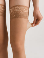 Stockings Conte Class with Silicone Lace Top 12 Den