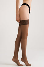 Conte Class Stockings 20 Den | Silicone Lace Top