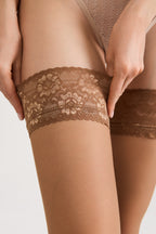 Stockings Conte Class 40 Den | Silicone Lace Top