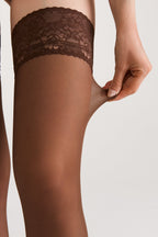 Stockings Conte Class 40 Den | Silicone Lace Top