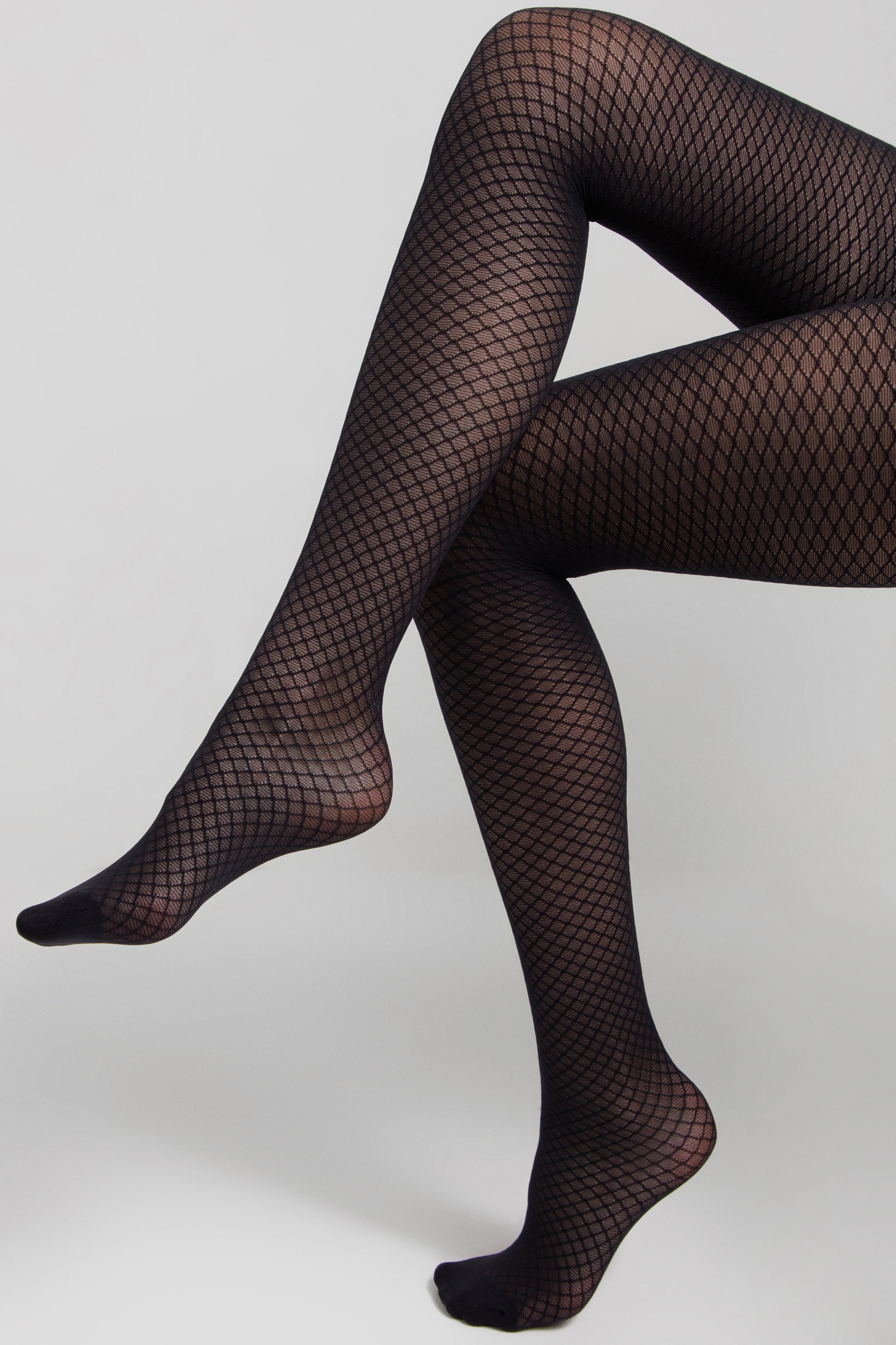 Fantasy Tights Conte Club with Mesh Imitation