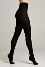 Conte Cotton Tights 400 Den | Warm Opaque | Nero