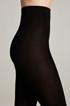 Conte Cotton Tights 400 Den | Warm Opaque | Nero