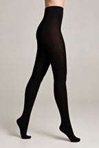 Conte Cotton Tights 450 Den | Warm Opaque | Nero