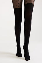 Fantasy Tights Conte Couture with Imitation Overknees