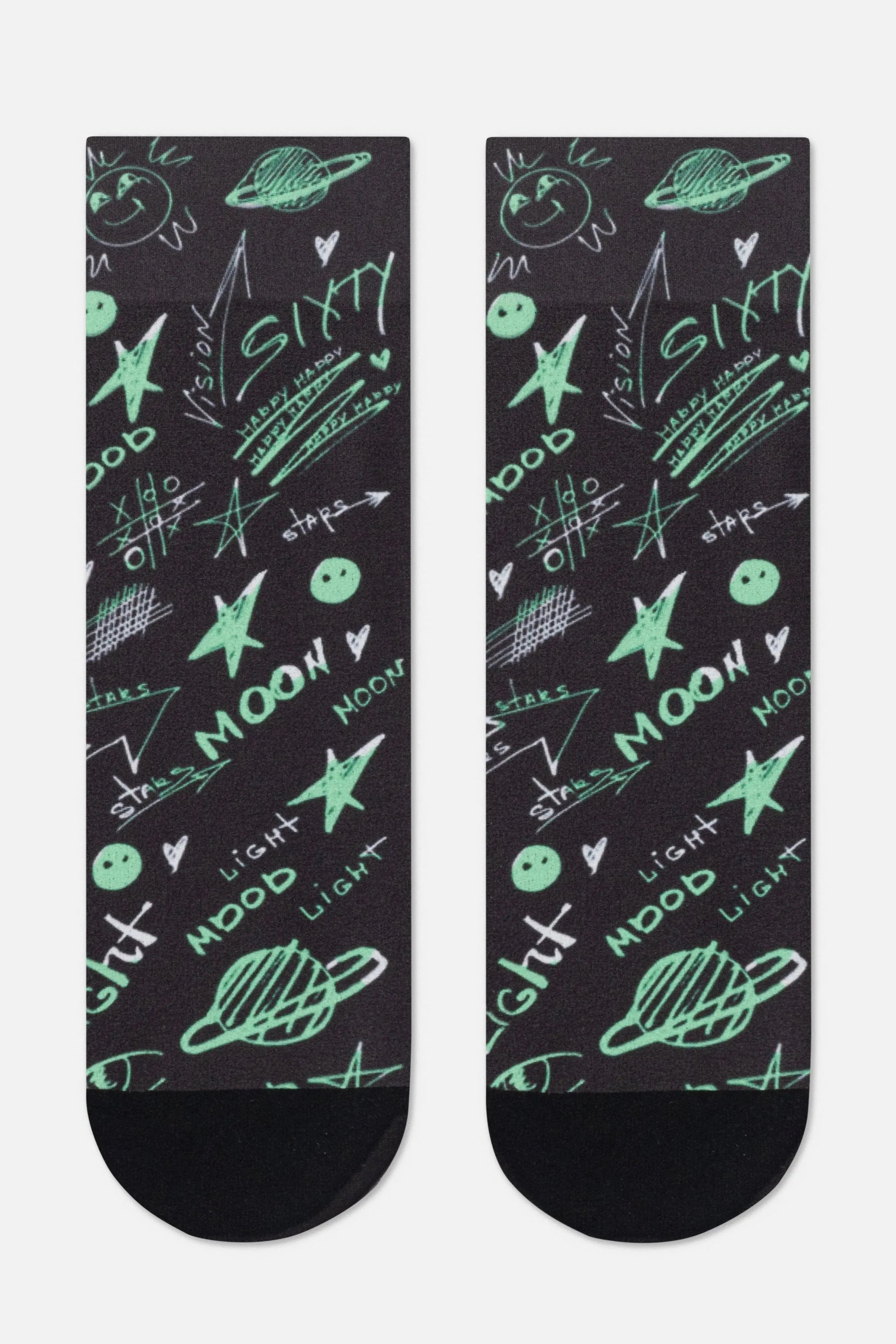 Dense Socks Conte Fantasy 913 'Moon' Pattern