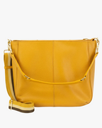 Vida Leather Shoulder Bag with Concealed Pocket