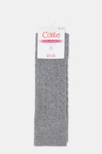 Cotton Knee Highs Conte Classic Socks 010 | Cotton Blend and Knitted Pattern