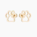 CharmedPaw Paw Print Stud Earrings