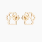 CharmedPaw Paw Print Stud Earrings