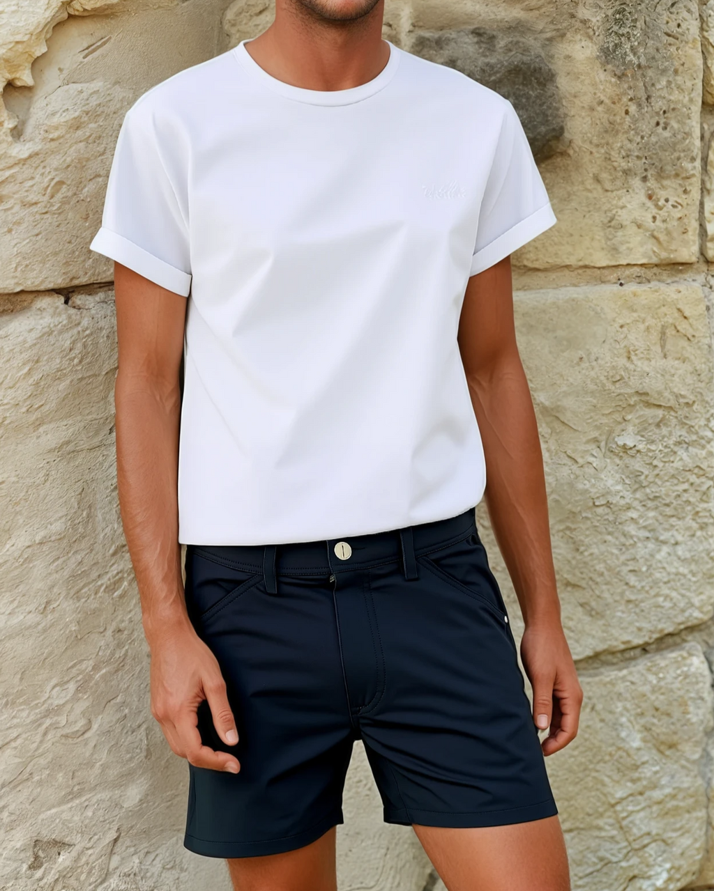 Everyday Stretch Shorts with a Comfortable Built-In Liner Black
