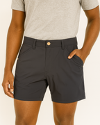 Everyday Stretch Shorts with Comfortable Built-In Liner Black