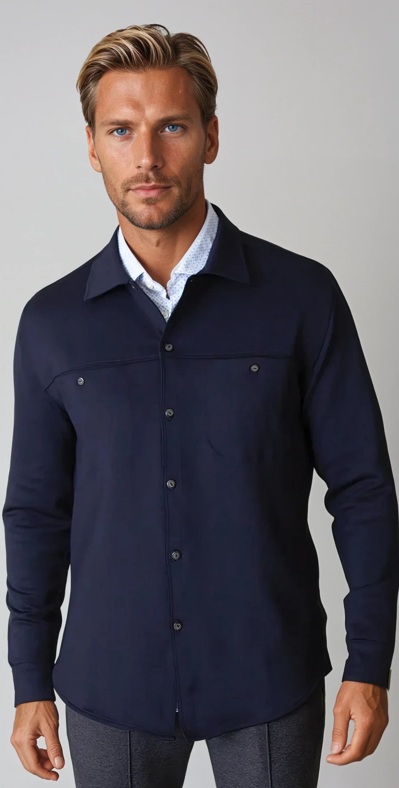 City CPO Shirt Jacket | Navy