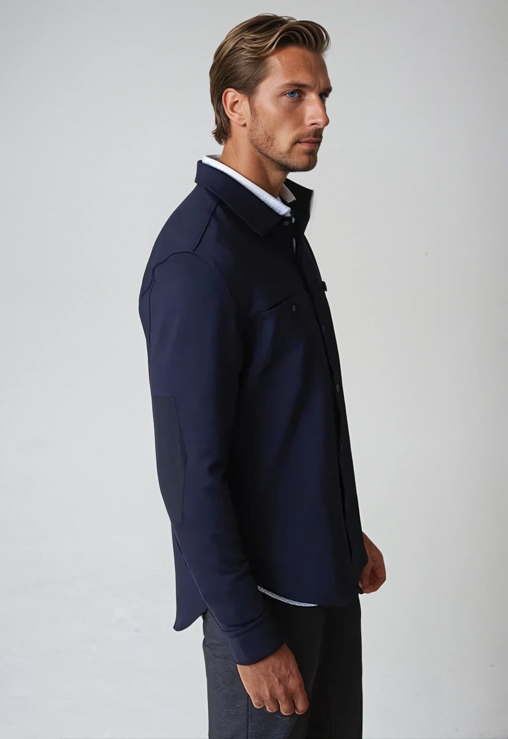City CPO Shirt Jacket | Navy