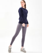 City Zip Slim Crewneck Sweatshirt