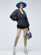 Classic Crossed Puffer Jacket | SUTTON PLACE