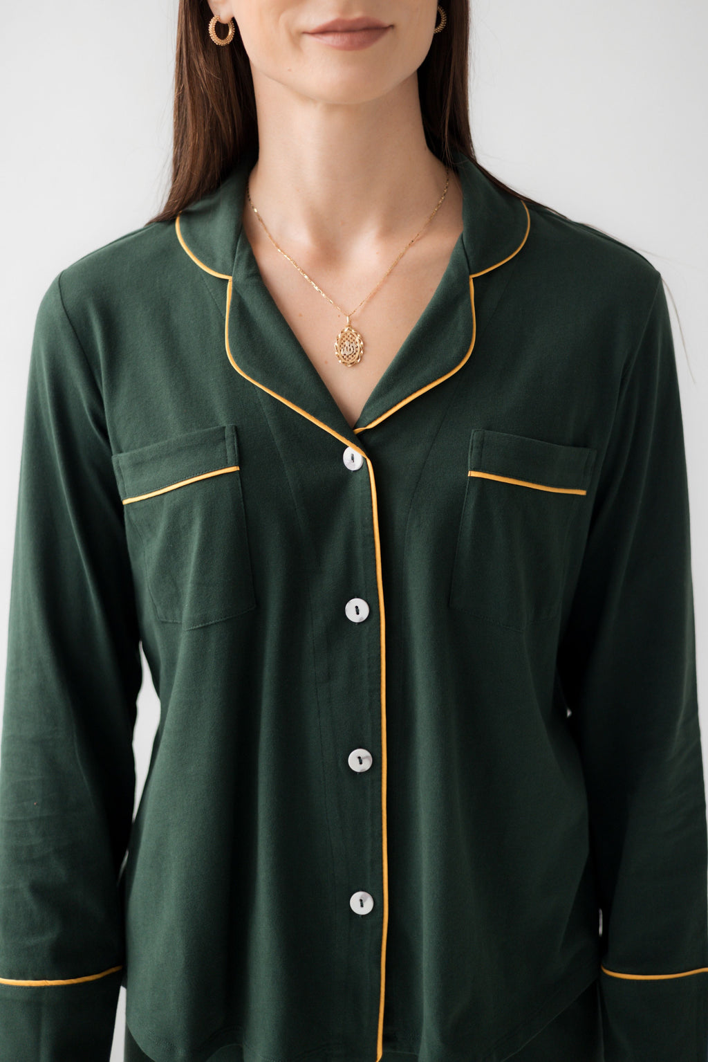 SALUA Classic Luxury Pajamas in Brushed Pima Cotton