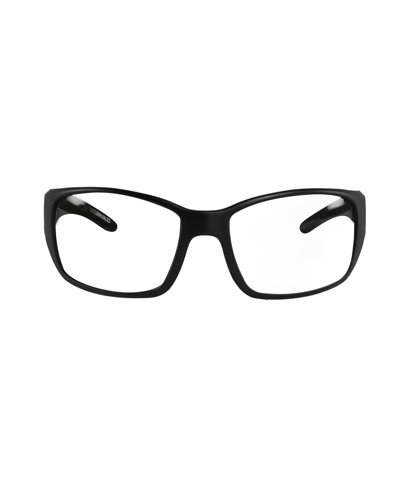 The Anvil Sunglasses | Black/Clear