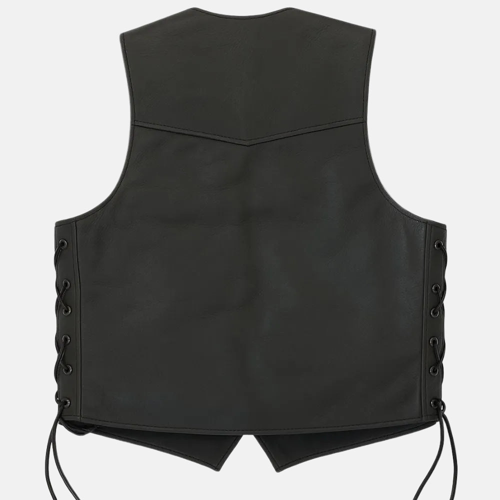 Legendary Club Style Men's Leather Motorcycle Vest