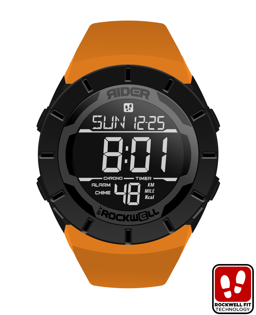 Coliseum Fit™ Watch Mix-Up Edition | Black/Orange