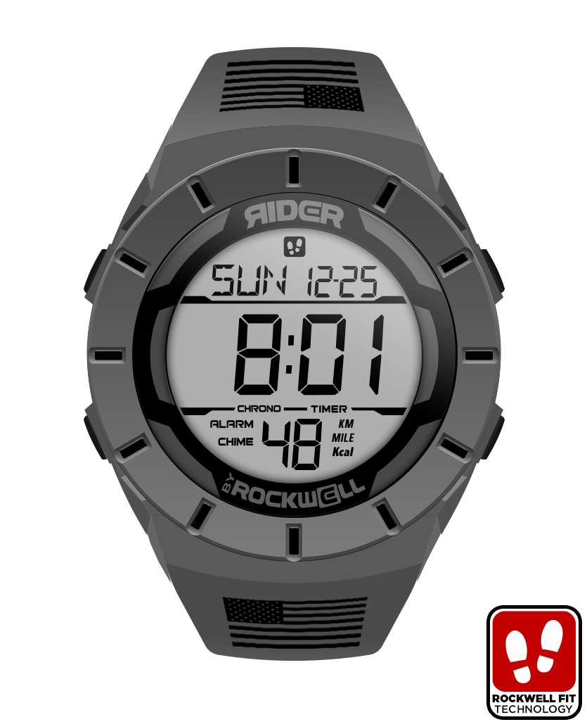 Coliseum Fit™ Watch Freedom Edition | Gray/Black