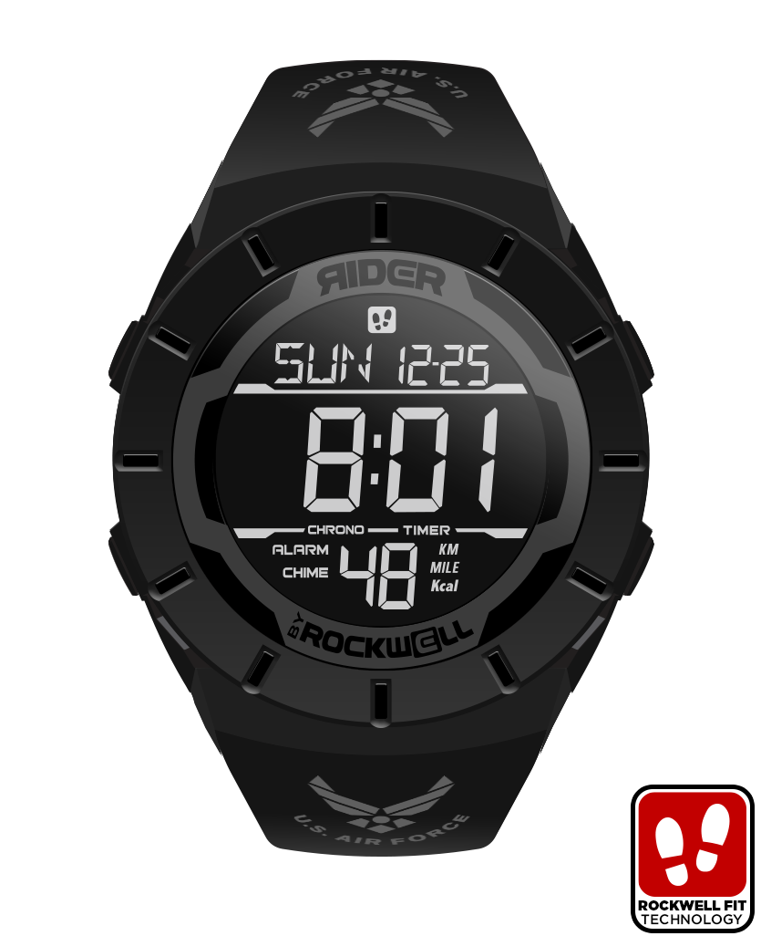 Coliseum Fit™ Air Force Edition Watch | Phantom Black