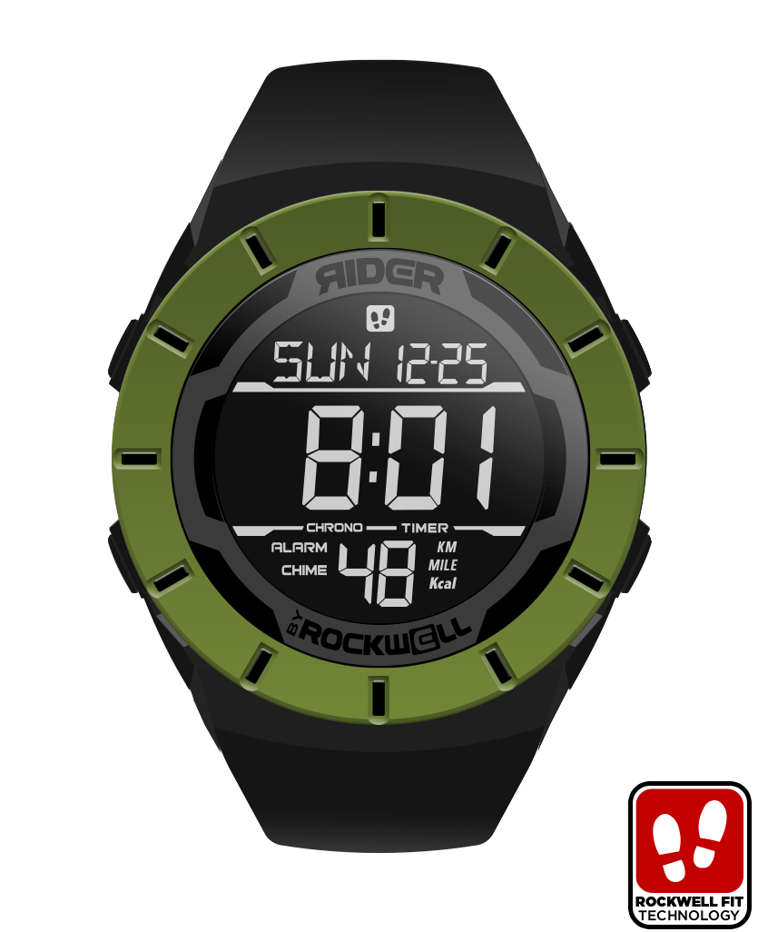 Coliseum Fit™ Halo Edition Watch | Black/OD Green