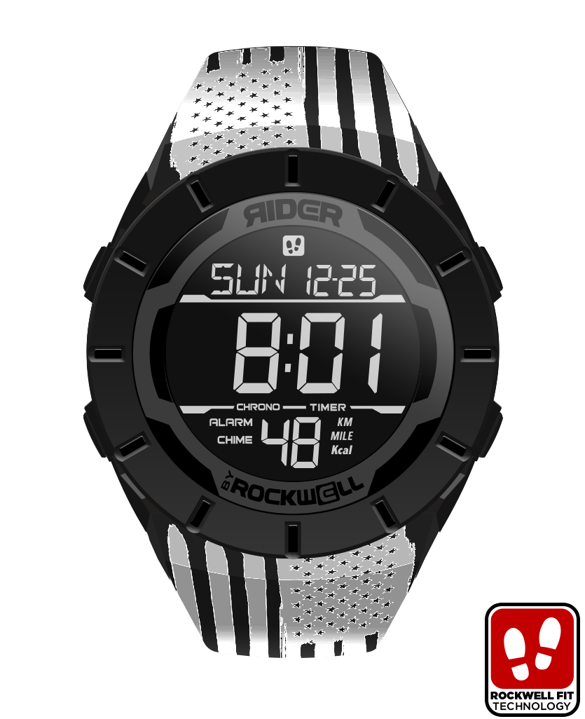Coliseum Fit™ Assault White Edition Phantom Black Watch