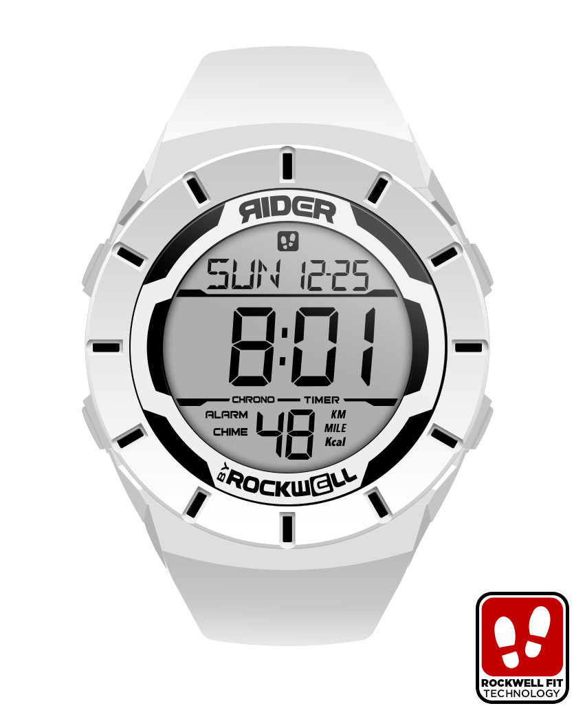 Rockwell Coliseum Fit™ White/Black Watch