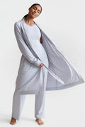 Collagen Lounge Robe | Pearl Grey