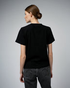 Adry Organic Cotton Crew Neck T-Shirt | Black