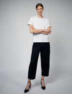 ADRY Organic Cotton Crew Neck T-Shirt in White