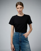 Adry Organic Cotton Crew Neck T-Shirt | Black