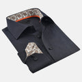 Contrast Collar Button-Up Shirt | Contemporary Fit