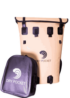 Waterproof Floating Backpack Cooler with Dry Bag | Tan