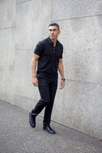 Coolest Polo Tech Shirt | Black