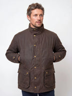 Copperas Waxed Jacket | Chocolate