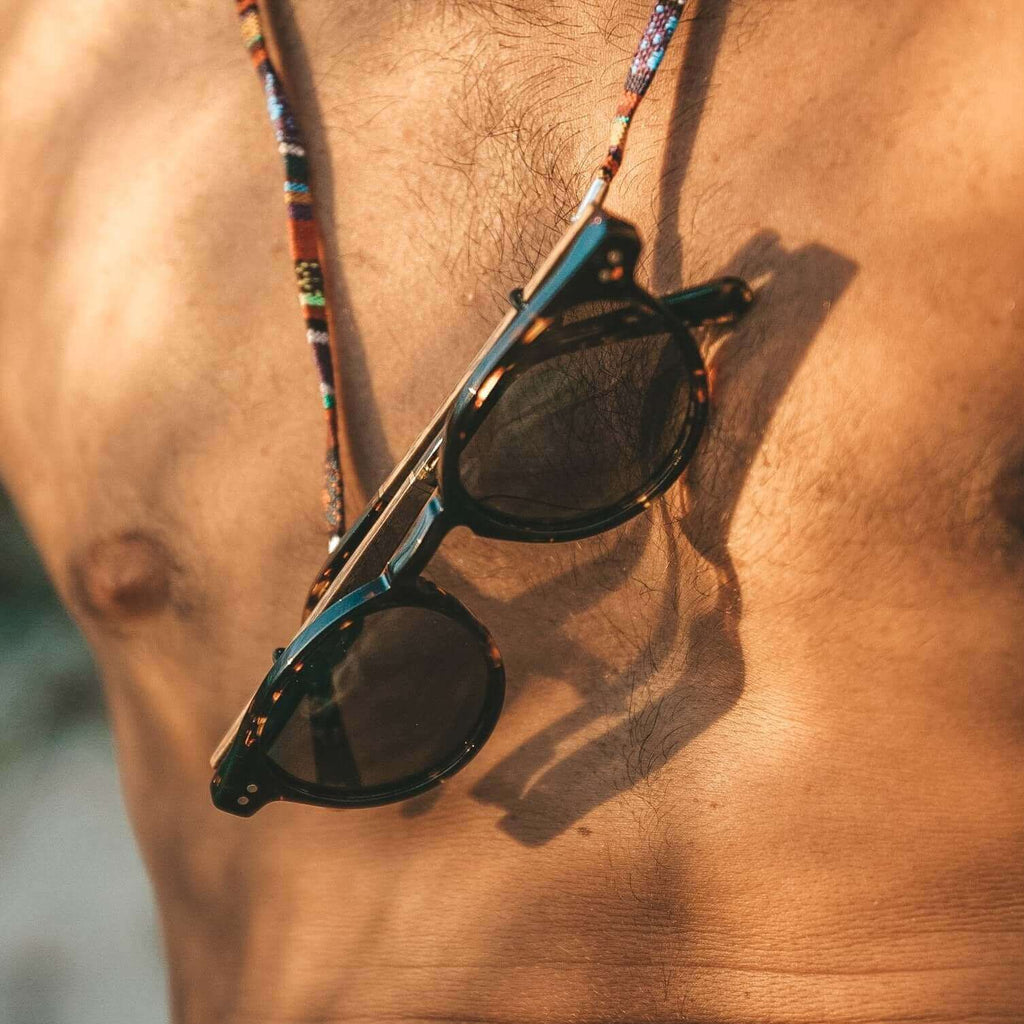 Ganges Unisex Wood and Bio Acetate Sunglasses