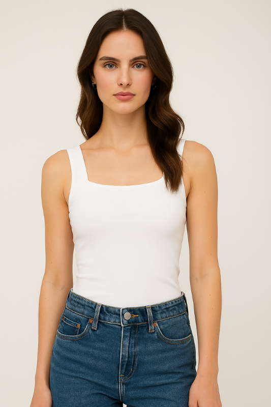 The Workshop Studio Sculpt Knit Tank Top by Luxe Basics