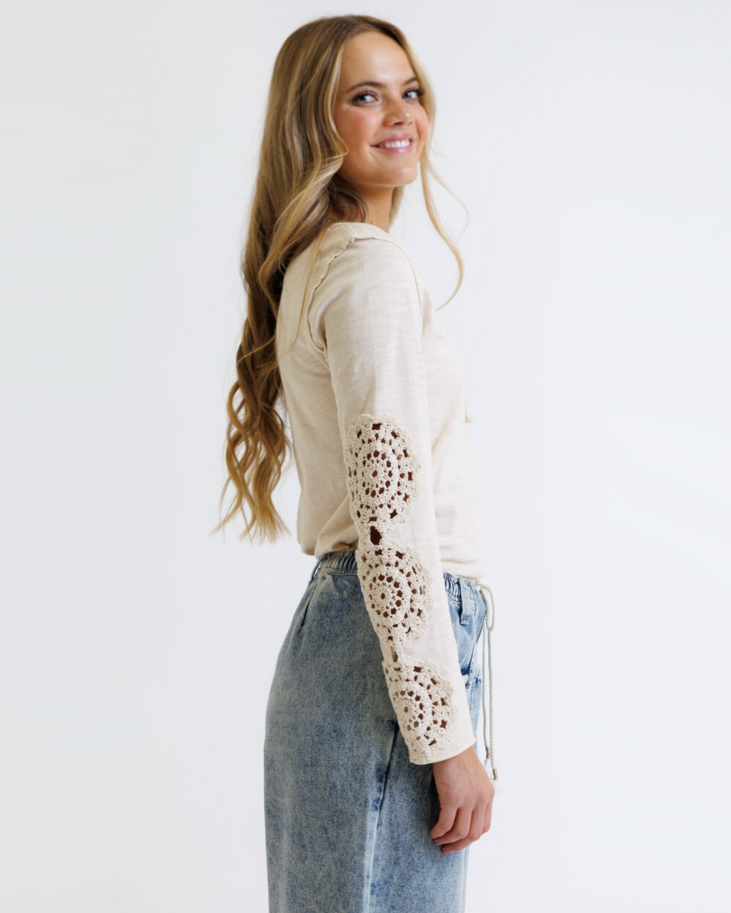 Crochet Patch Henley