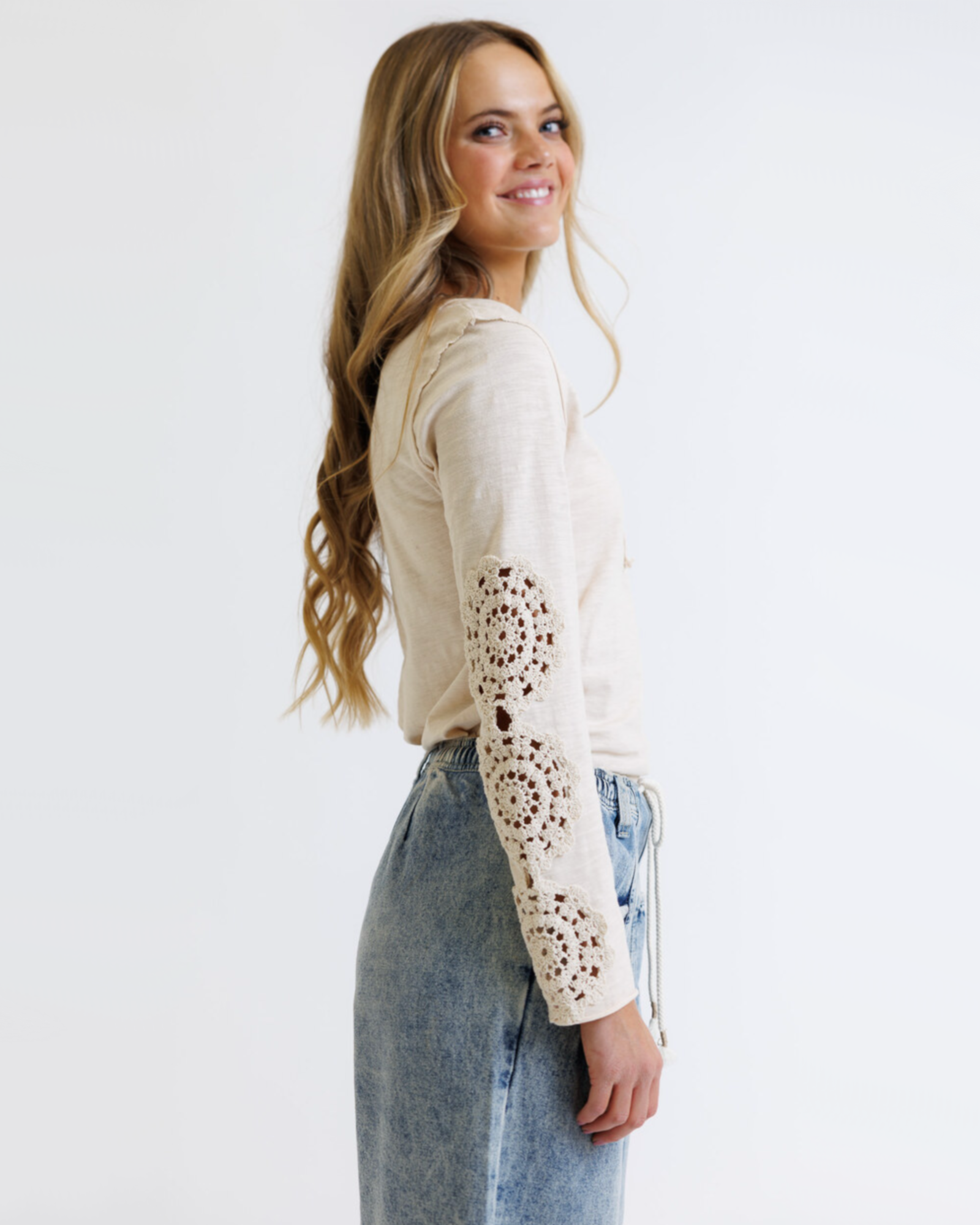 Crochet Patch Henley