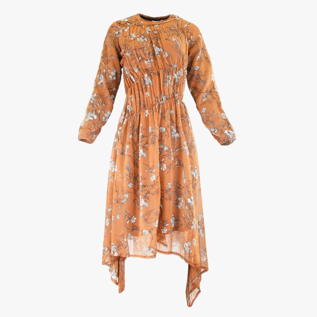 Floral Rust Dress